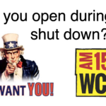 WCKG-Are You Open During the Shut down